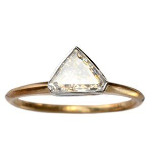 Erie Basin EB Modern 0.63 carat Triangular Diamond Ring Size 6